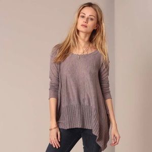 NWT Anthropologie Heartloom Noah Empire Dolman Sweater Mink Taupe XS